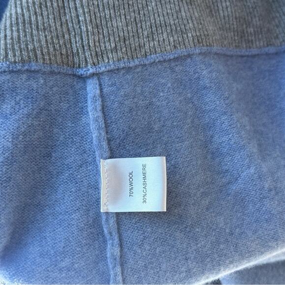 Men's Blue Greyson Wool/Cashmere Hooded Sweater Size Small - Picture 10 of 11